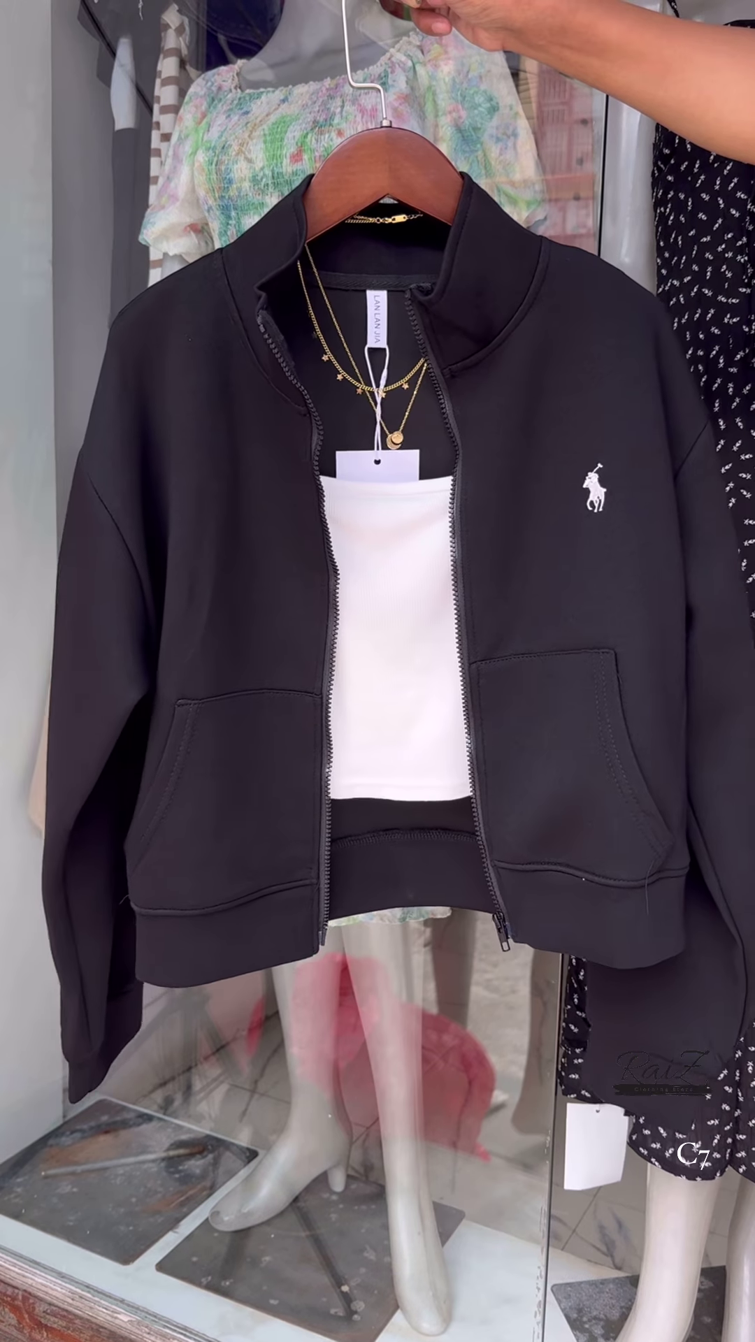 Cocoa Brown Full-Zip Cropped Hoodie with Fleece Lining and Minimalist Logo Detail - Premium Winter Athleisure