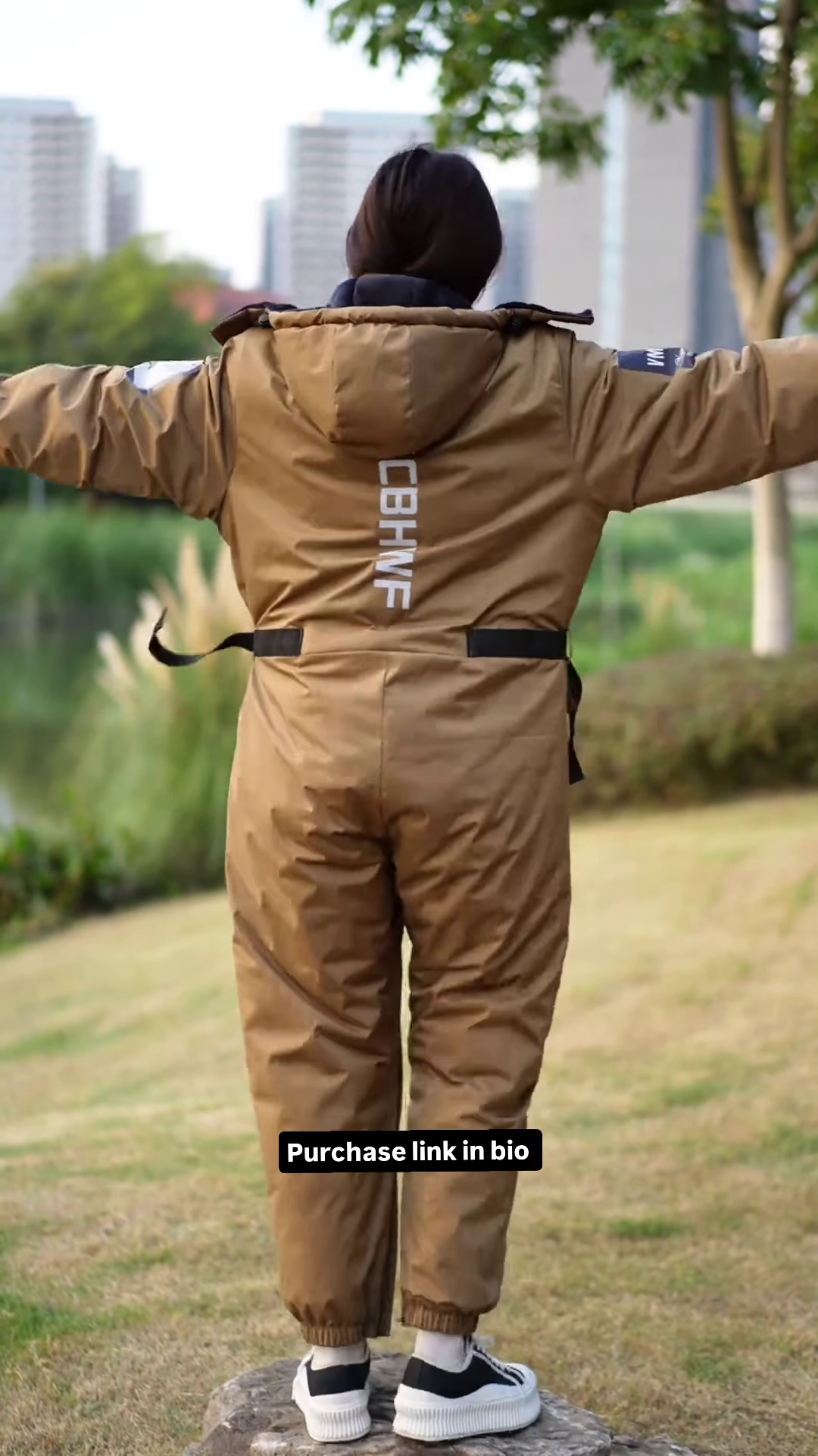 Unisex Heavy-Duty Winter Thermal Coverall - All-in-One Windproof Insulated Outdoor Workwear